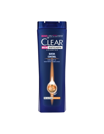 Shampoo Clear Men Anticaspa Queda Control 400ml