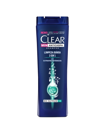 Shampoo Clear Men Anticaspa Limpeza Diária 2 em 1 400ml