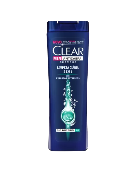 Shampoo Clear Men Anticaspa Limpeza Diária 2 em 1 200ml