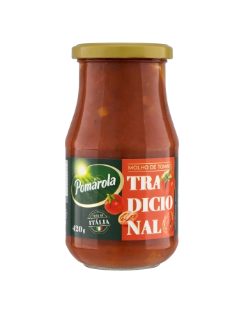 Molho de Tomate Pomarola Tradicional Vidro 12x420g