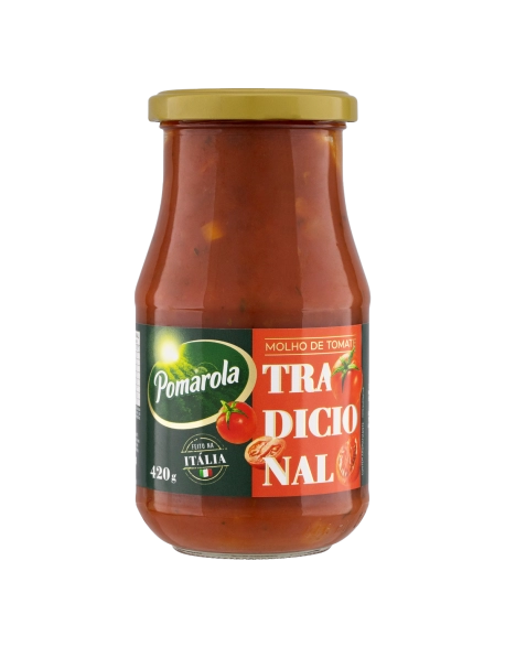 Molho de Tomate Pomarola Tradicional Vidro 12x420g