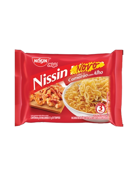 Nissin Lámen Camarão com Alho 85g