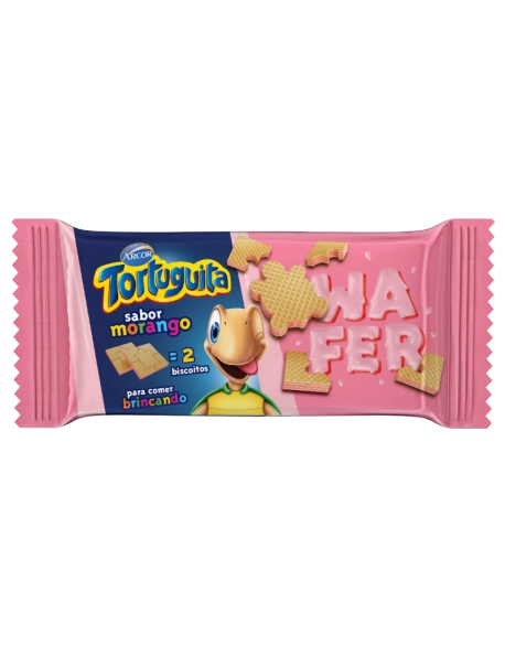 Tortuguita Wafer Morango 85g