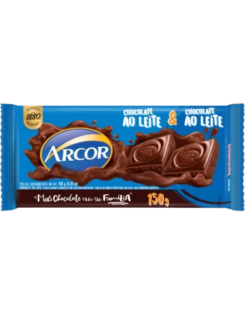 Tablete Arcor Chocolate ao Leite 12x150g