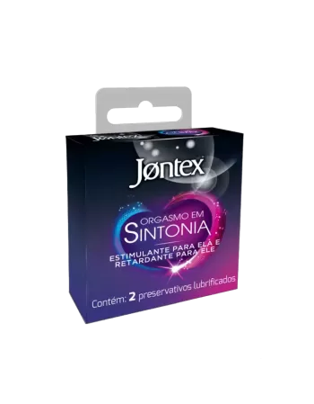 Jontex Preservativo Orgasmo em Sintonia 2un