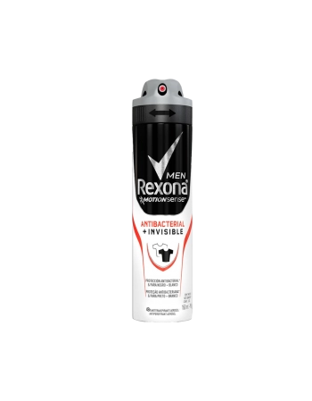 Rexona Aerosol Men Antibecteriano Invisible 150ml