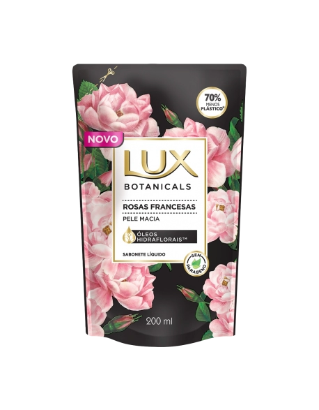 UNI LUX SABONETE LIQ ROSAS FRANCESAS 200ML (12)