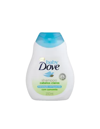 Dove Baby Shampoo para Cabelos Claros Hidratação Henriquecida 200ml