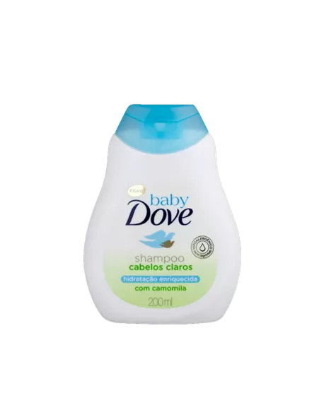Dove Baby Shampoo para Cabelos Claros Hidratação Henriquecida 200ml