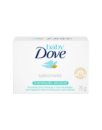 Dove Baby Sabonete Barra Hidratação Sensível 75g