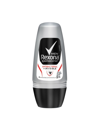Rexona Roll On Men Antibacteriano Invisible 50ml
