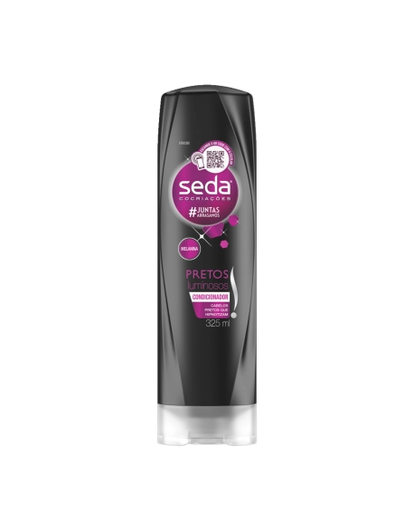 UNI SEDA CONDICIONADOR PRETOS LUMINOSOS 325ML (12)