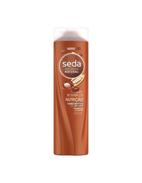 UNI SEDA SH BOMBA NUTRIÇAO 325ML (12)