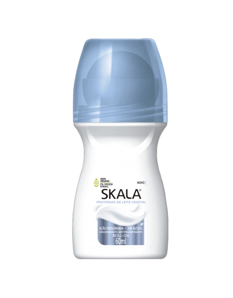 Skala Desodorante Roll On Proteínas do Leite Vegetal 60ml