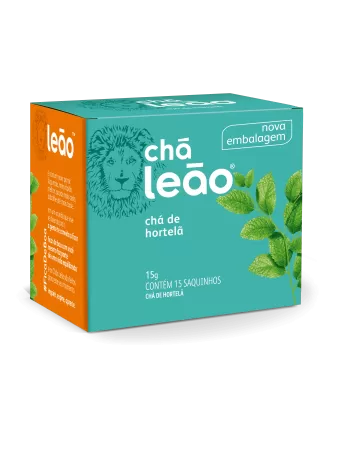 Chá Leão Hortelã 15 Sachês de 1,0g