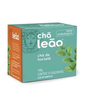 Chá Leão Hortelã 10 Saquinhos de 1,0g