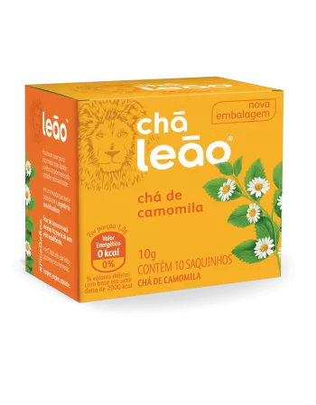 Chá Leão Camomila 10g - 10 sachês de 1g