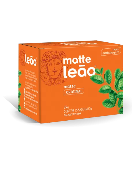 Chá Matte Leão Natural 24g - 15 sachês de 1,6g