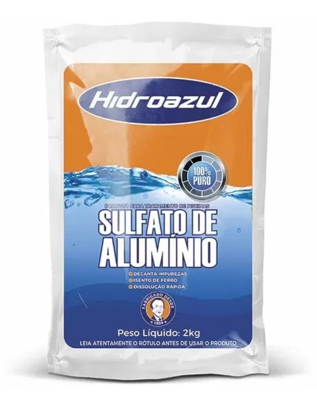 Sulfato de Alumínio Hidroazul 2Kg