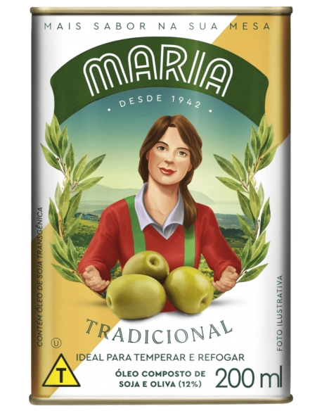 Oléo Composto Tradicional Lata Maria 200ml