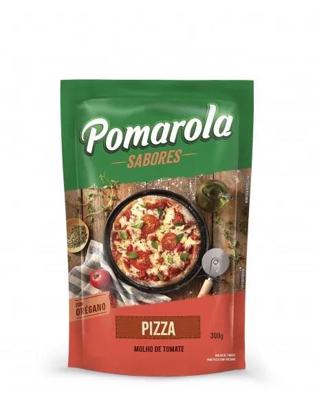 Pomarola Molho de Tomate Pizza Sachê 300g