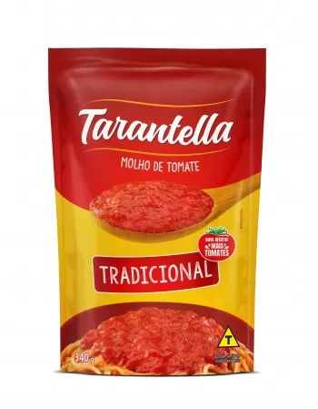 Molho de Tomate Tarantella Tradicional Sachê 24x340g
