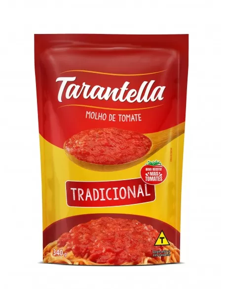 Molho de Tomate Tarantella Tradicional Sachê 24x340g
