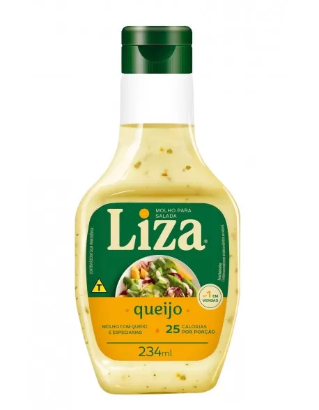 Liza Molho Para Salada Sabor Queijo 234ml