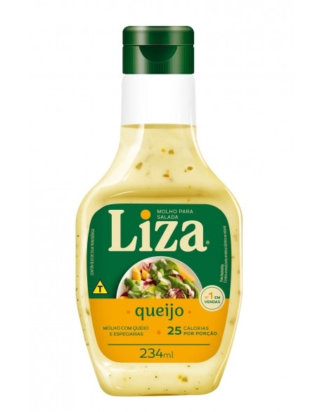 Liza Molho Para Salada Sabor Queijo 234ml