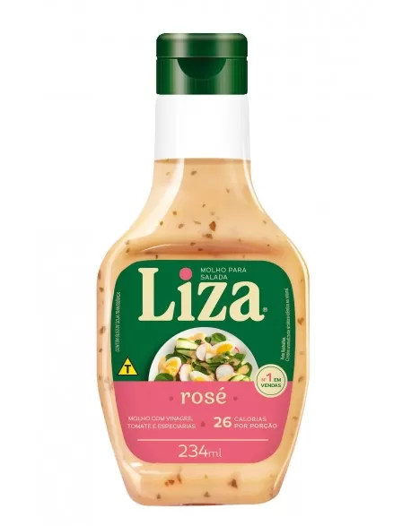 Liza Molho Para Salada Sabor Rosé 234ml