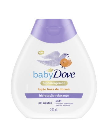 UNI DOVE BABY LOÇÃO CORP HIDRAT RELAX HORA DE DORMIR 200ML (12)