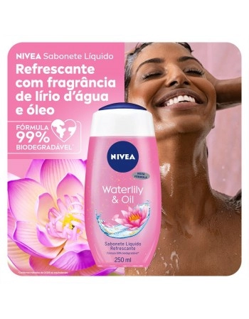 Nivea Sabonete Líquido Water e Oil 250ml