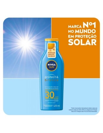Nivea Protetor Solar Protect e Bronze FPS30 125ml