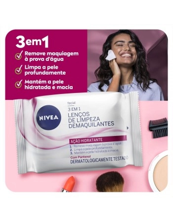 Nivea Demaquilante e Limpeza 3 em 1 Ação Hidratante