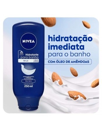 Nivea Hidratação Loção Banho Milk 250ml