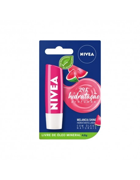 Nivea Protetor Labial Melancia Shine 4,8g