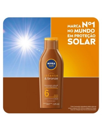 Nivea Bronzeador Loção FPS6 125ml
