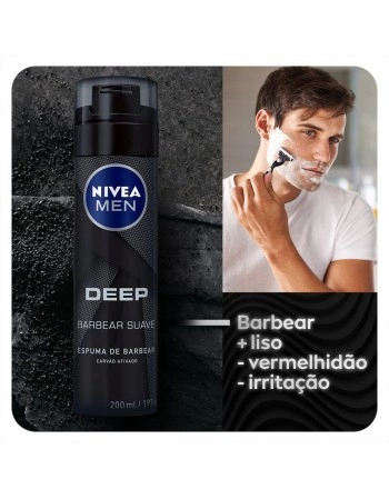 Nivea Espuma de Barbear Deep 200ml