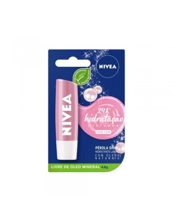 NIVEA Hidratante Labial Pérola Shine 4,8g