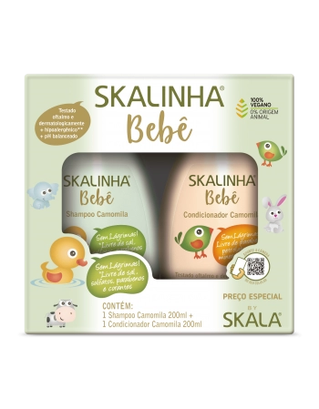 Skala Skalinha Bebê Shampoo + Condicionador Camomila 200ml