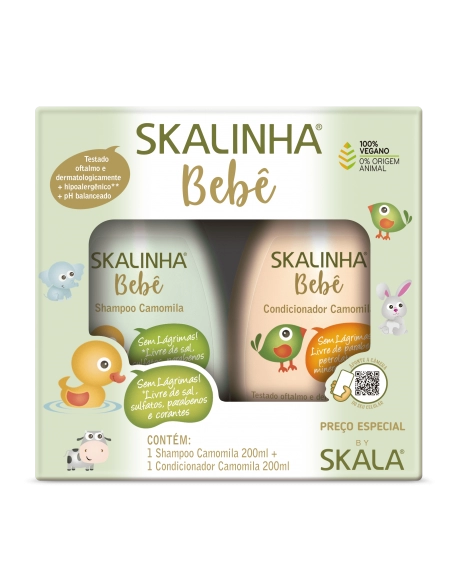 Skala Skalinha Bebê Shampoo + Condicionador Camomila 200ml