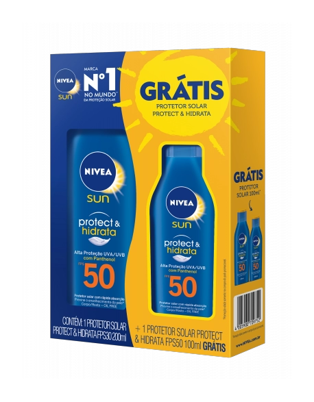 NIVEA PROT SOL P&H FPS50 200ML+P&H FPS50 100ML GR (12)