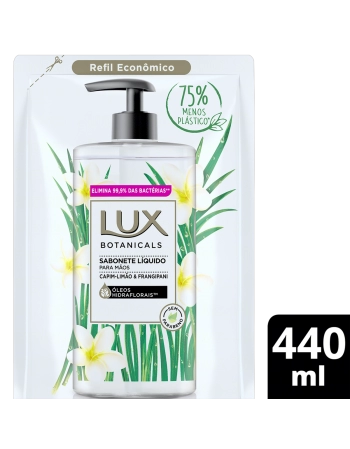 Lux Sabonete Líquido para Mãos Capim Limão Refil 440ml