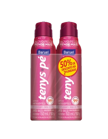 Baruel Tenys Pé JS Woman 92g + Woman 92g 50% Desconto