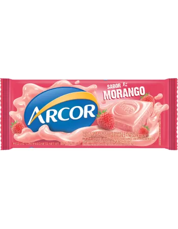 Arcor Tablete Morango 80g