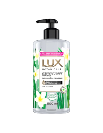 Lux Sabonete Líquido para Mãos Capim Limão Frasco 500ml