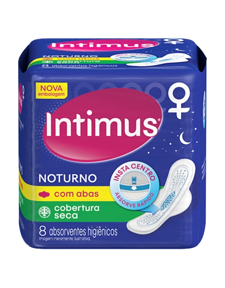 KIM INTIMOS ABS NOTURNO SECA C/ABAS 8UN (60)