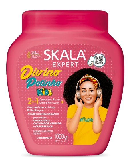 Skala Creme Condicionador Divino Potinho Kids 1kg