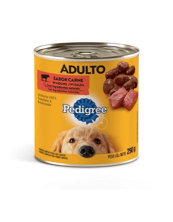 PEDIGREE® Lata Adulto Sabor Carne ao Molho 290g