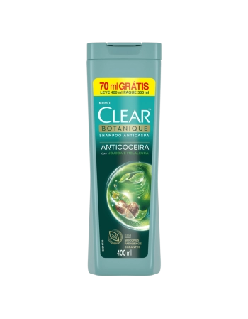 UNI CLEAR SH ANTICASPA COM JOJOBA E MELALEUCA ANTICOCEIRA L+P- 400ML (12)